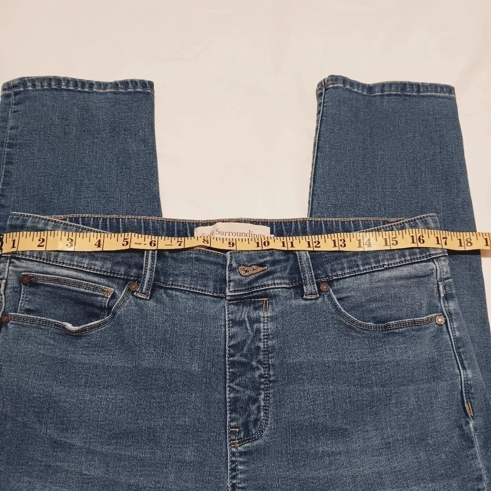 Soft Surroundings Denim Pull-On high waist, Pants Size M